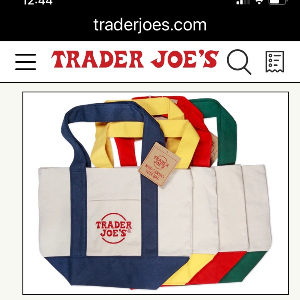 trader joes mini tote